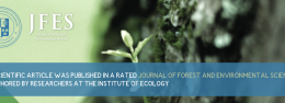 A scientific article was published in a rated journal of Forest and Environmental Science authored by researchers at the Institute of Ecology