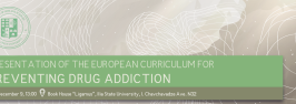 Presentation of the European Curriculum for Preventing Drug Addiction
