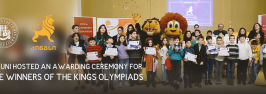 Iliauni hosted an awarding ceremony for the winners of the Kings Olympiads