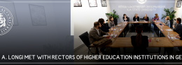Maria A. Longi met with rectors of higher education institutions in Georgia
