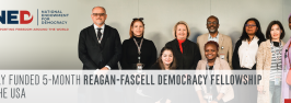 Fully funded 5-month “Reagan-Fascell Democracy Fellowship” in the USA